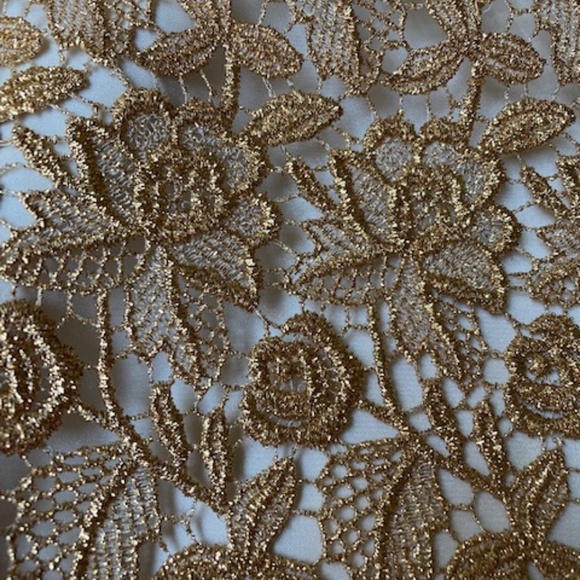 Milly Metallic Gold Lace Dress✨ - Picture 11 of 13